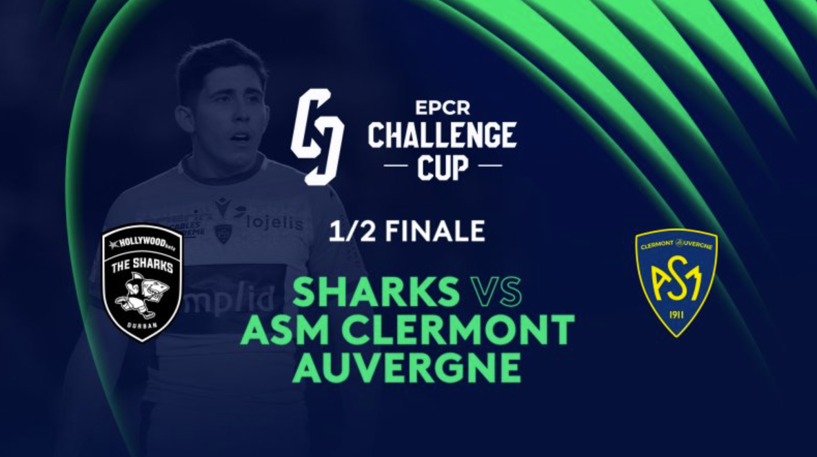 Sharks / Clermont (EPCR Challenge Cup) Heure, chaînes TV et Streaming ?