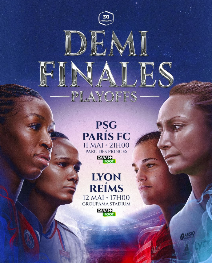 Lyon / Reims (1/2 Finale D1 Arkéma) Heure, chaînes TV et Streaming ?