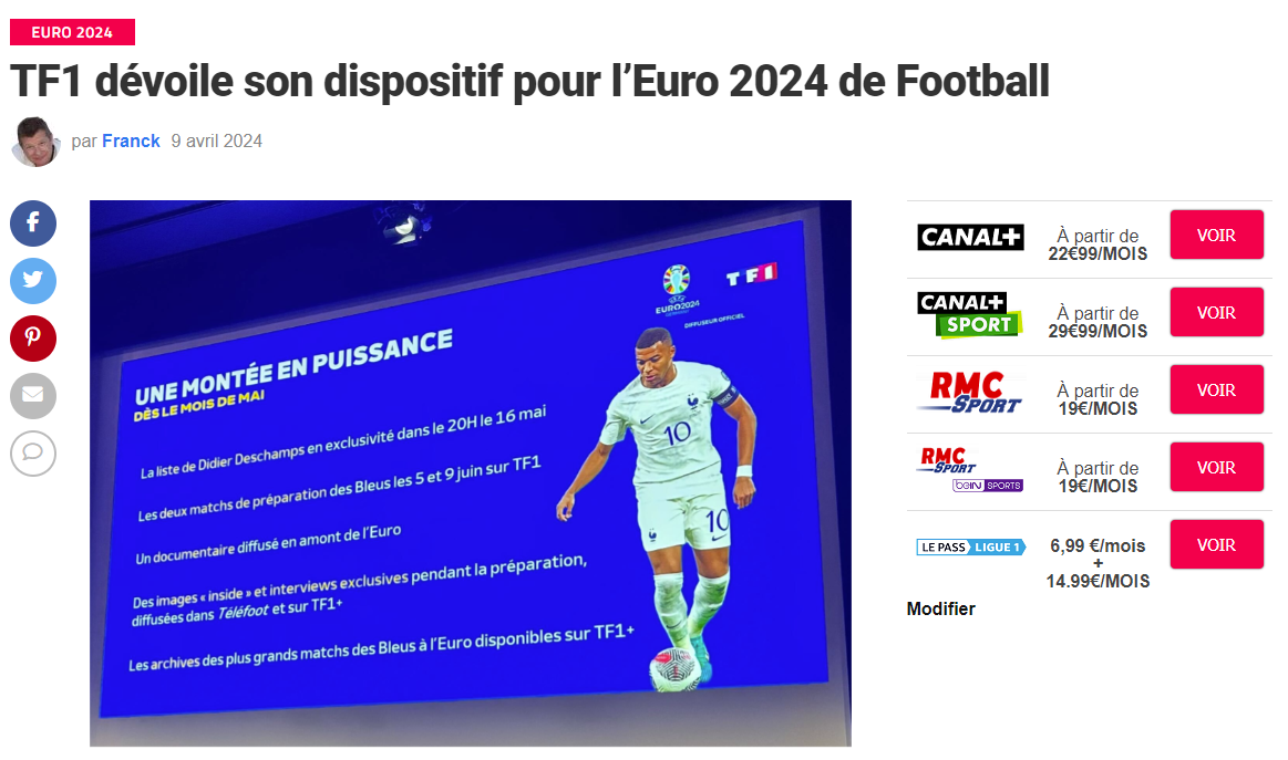 La liste de Didier Deschamps pour l’Euro de football 2024 ce jeudi en direct sur TF1