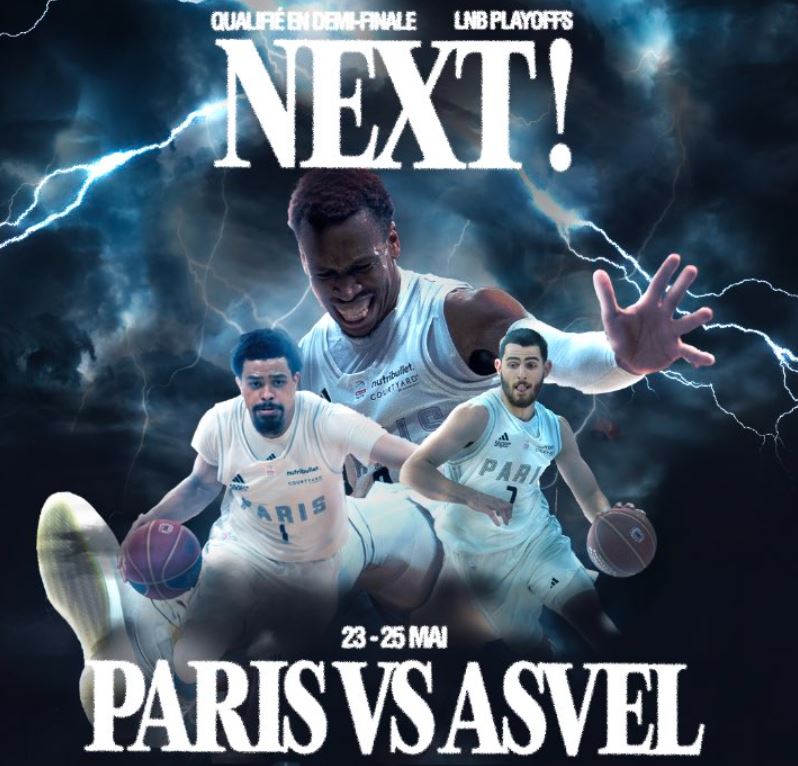 Paris / Lyon-Villeurbanne (1/2 Finale Match n° 1) Horaire, chaîne TV et Streaming ?