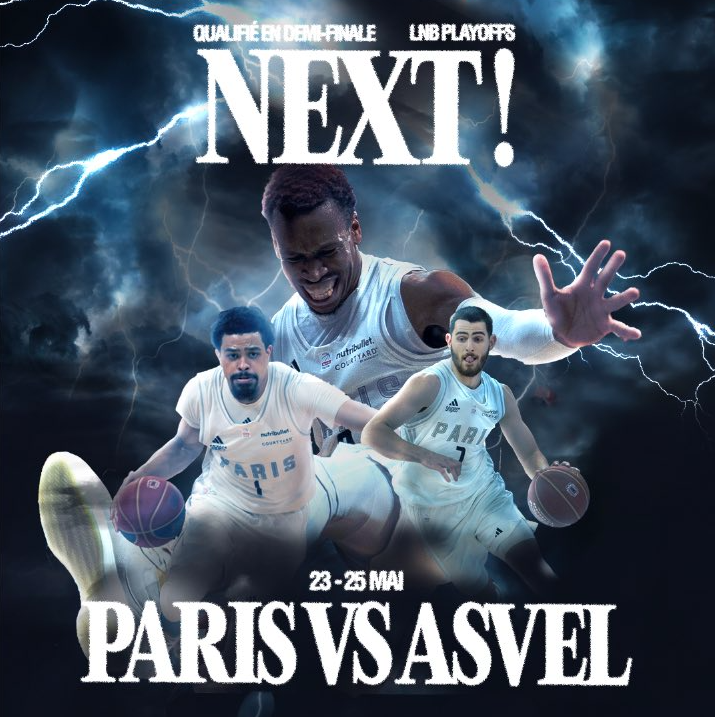 Paris / Lyon-Villeurbanne (1/2 Finale Match n° 2) Horaire, chaîne TV et Streaming ?
