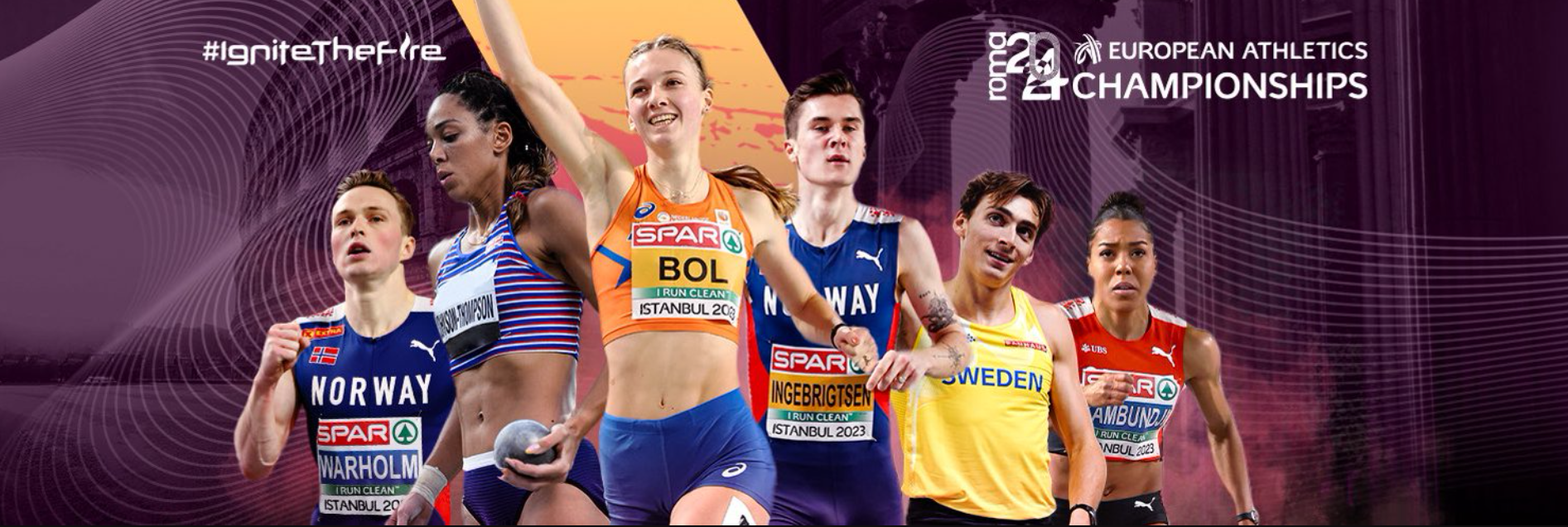 Programme TV des Championnats d'Europe d'athlétisme 2024 