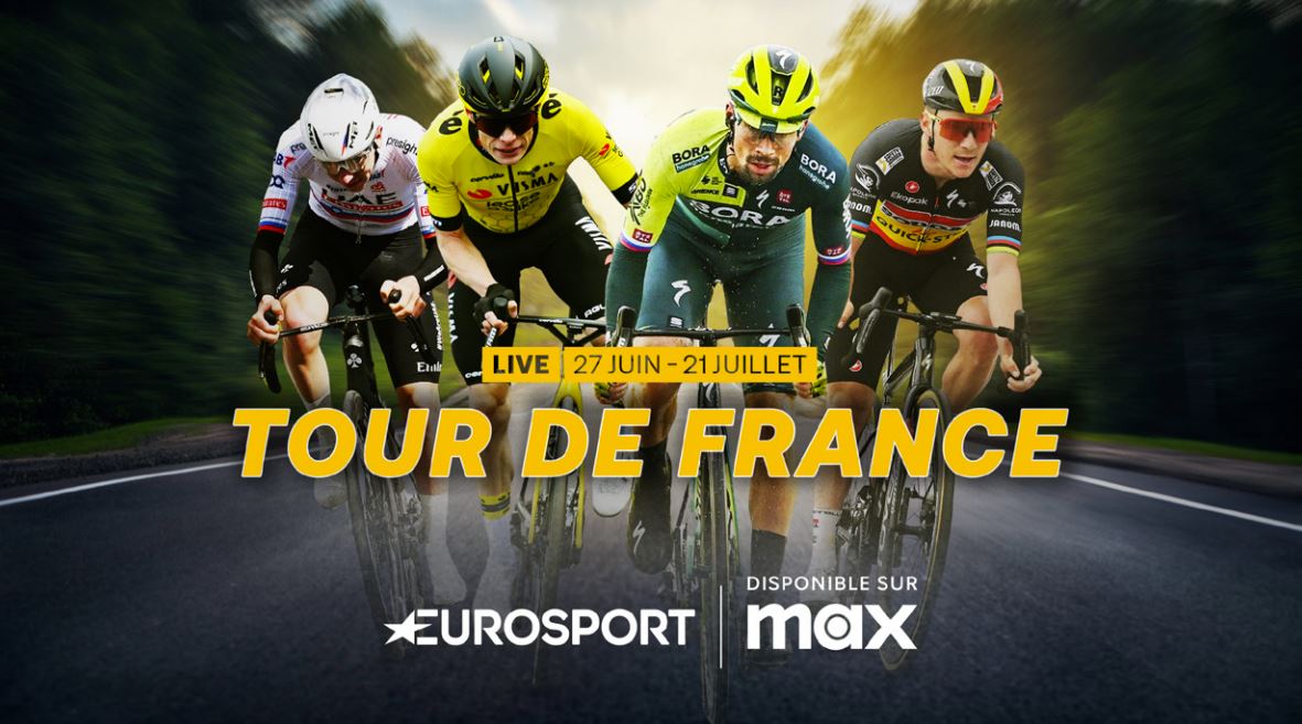 Le Tour de France 2024 s'installe en direct et en intégralité sur Eurosport